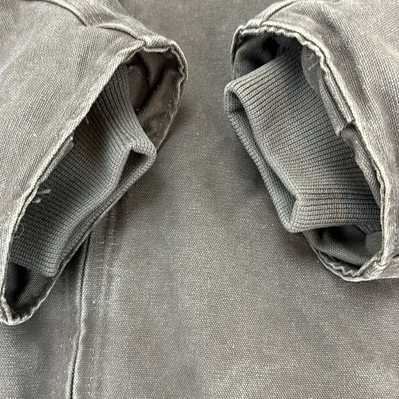 Carhartt Men's Sherpa Lined Sierra Jacket Dark Brown 4XLT Cotton Duck Heavy Duty - Picture 7 of 16